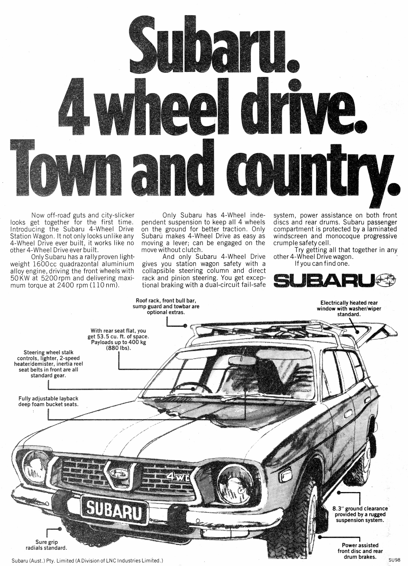 1975 Subaru Town & Country 4 Wheel Drive